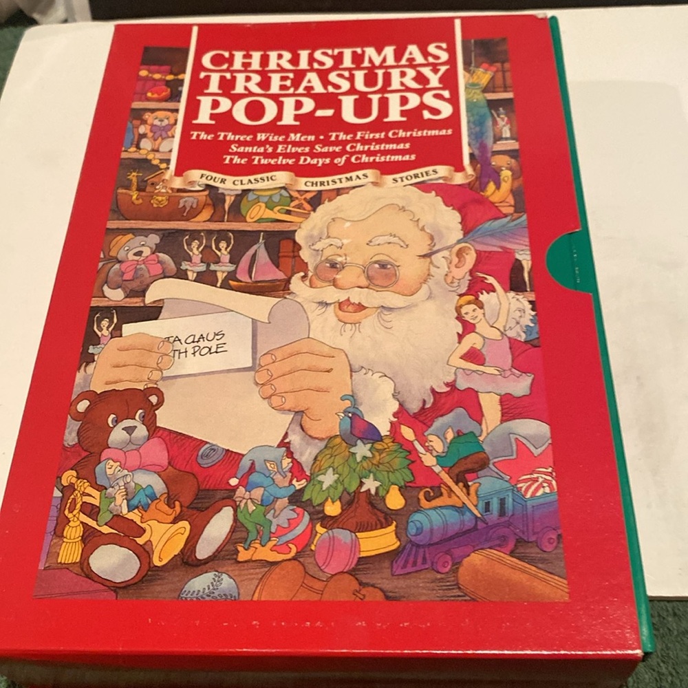 NIB & Vintage 1991 Christmas Treasury, Set of 4 Pop-up Classic Books
